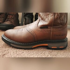 Ariat work boots, used